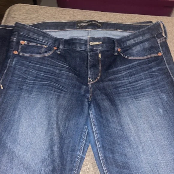 Express Jeans Ankle Skinny Stella Low Rise - Picture 3 of 4